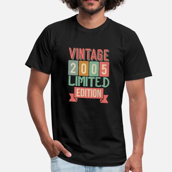 

vintage 2005 limited edition 13th birthday t shirt men design cotton s-3xl outfit fitness funny casual summer vintage shirt