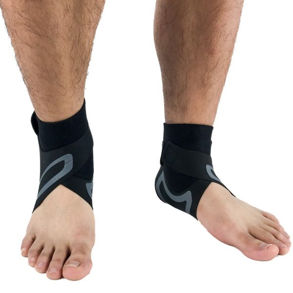 

ankle support 2021 men women thin 5 color s/m/l/xl breathable fixed pressure sprain protection sports bandage pro, Blue;black