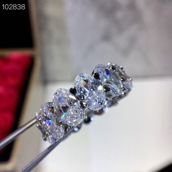 

luxury classic deisnger s925 sterling silver zircon water drop statemtent layers wedding ring for women jewelry