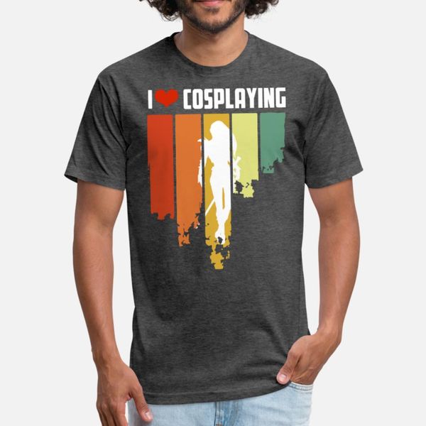 

i love cosplaying vintage edition t shirt men custom 100% cotton s-3xl leisure loose fashion spring autumn unique shirt