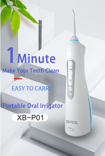 

200ml electric oral irrigator teeth cleaning water jet injector professional water flosser high pressure dental flosser oral care