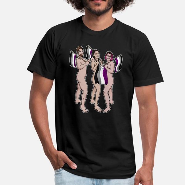 

asexual pride t shirt men personalized short sleeve o neck costume fit breathable summer style outfit shirt