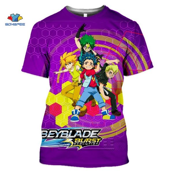 

beyblade burst evolution anime summer men homme 3d print shirts hentai hentai harajuku men clothing