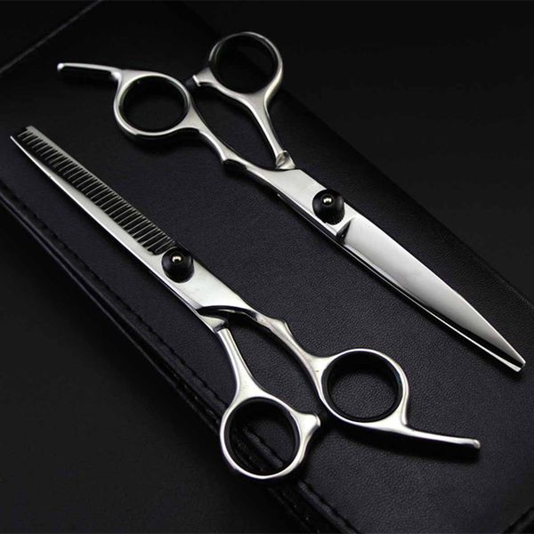 

hair scissors professional japan 4cr 6 inch black cut haircut sissors thinning barber cutting shears hairdresser