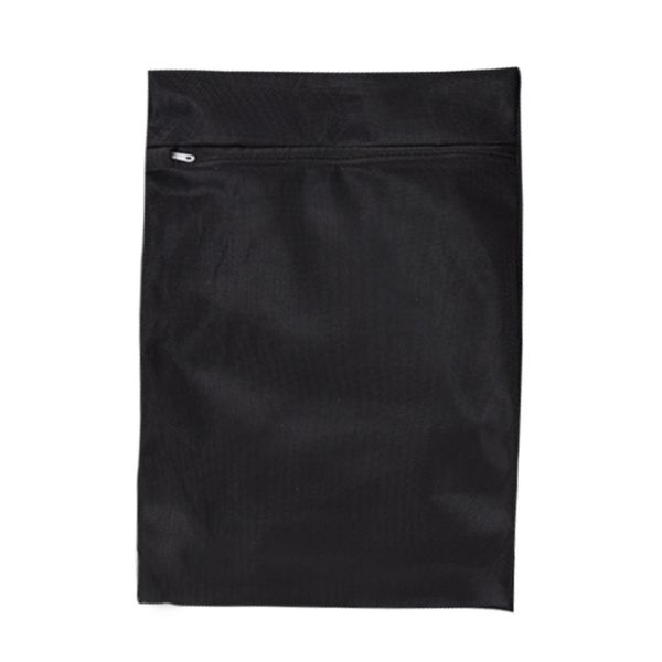 

clothes fine mesh laundry bag protective zipper closure home washing machine use