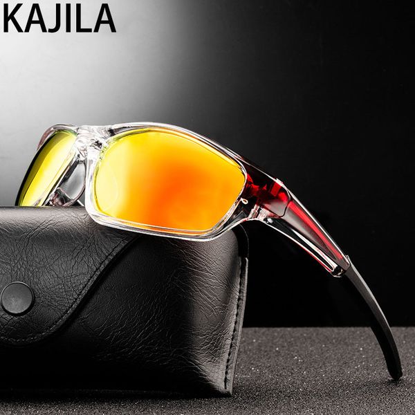 

rectangle sunglasses men polarized uv400 night vision driving sport sun glasses for man shades gafas de sol hombre, White;black