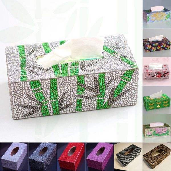

special shape diamond painting diy roll tissue box jewelry storage cross stitch