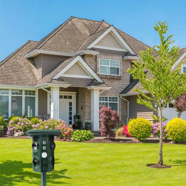 

ультразвуковая волна животных отпугиватель змея мышь кошка собака солнечная powerd fox водонепроницаемый