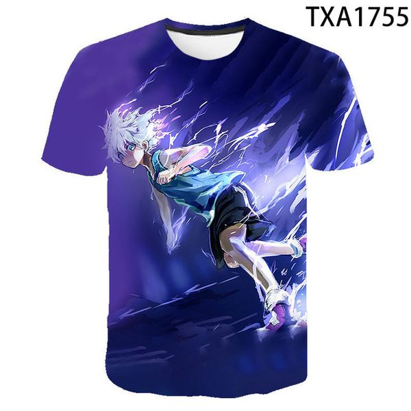 

summer anime hunter x hunter boy girl printed cool 3d print shirts harajuku aesthetic aesthetic men clothing