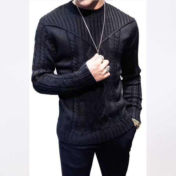 

autumn winter men sweater casual pullovers knitted sweaters men clothes fashion sweaters for, White;black