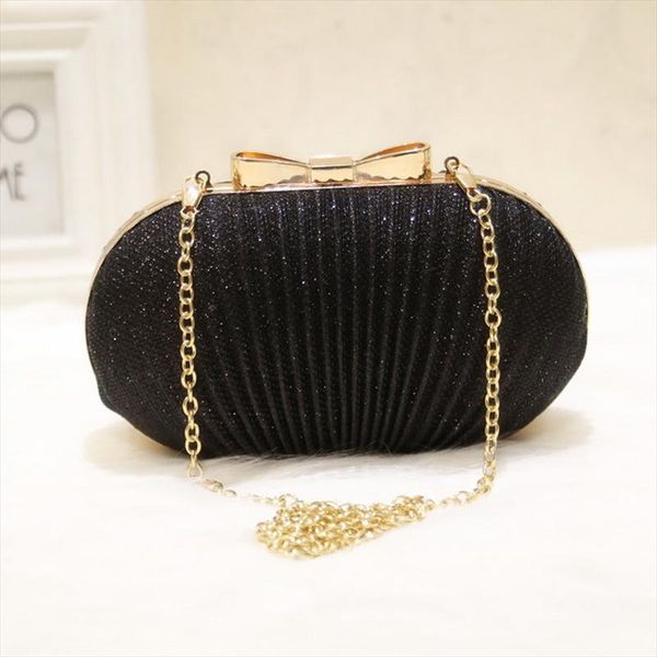 

flash bowknot hasp shell metal design women evening bags clutches bags small party minaudiere handbags purse wedding box bolsos
