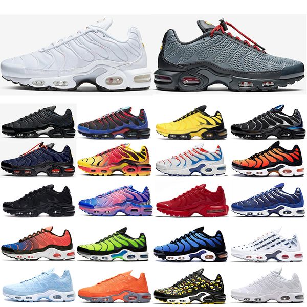 

tn plus se mens sneakers psychic blue total crimson orange pimento triple black women fade blue pink fashion sports mens running shoes 40-45