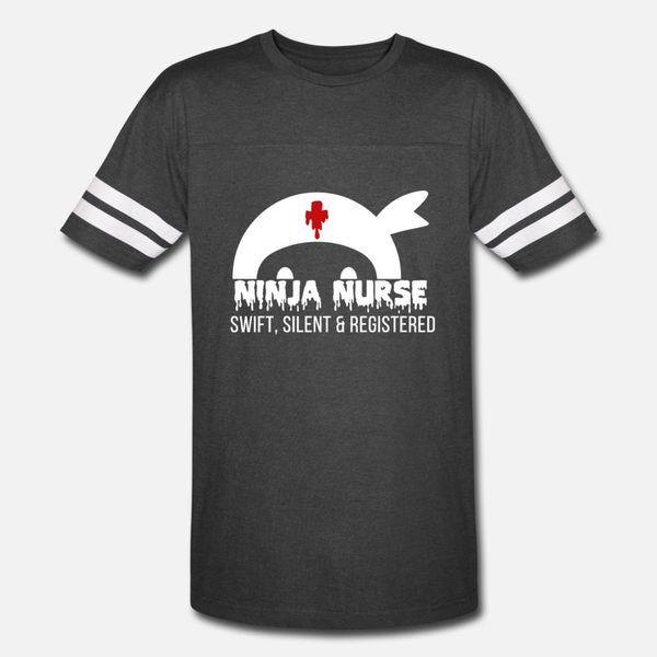 

ninja nurse swift, silent registered. t shirt men design short sleeve size s-3xl cool loose humor summer cool shirt