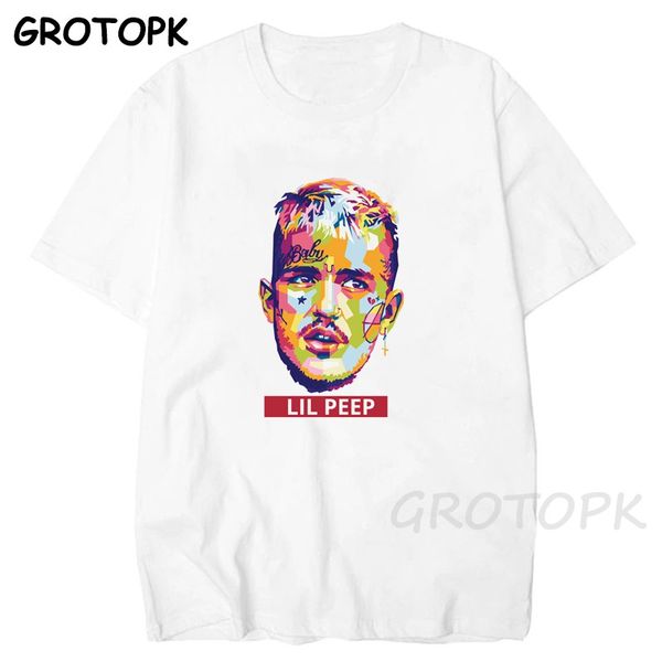 

streetwear lil peep men women t-shirt hip hop harajuku oversized t-shirt fashion short sleeve cotton t-shirt tees