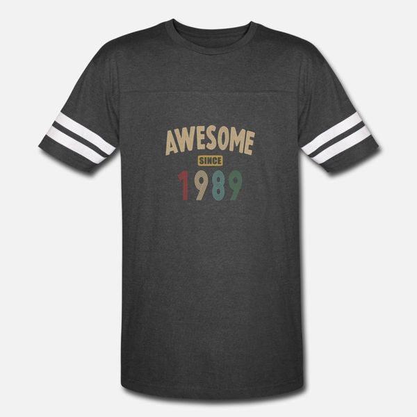 

awesome since 1989 birthday gifts for born in 1989 t shirt men printing tee shirt euro size s-3xl trend fit new style summer leisure shirt