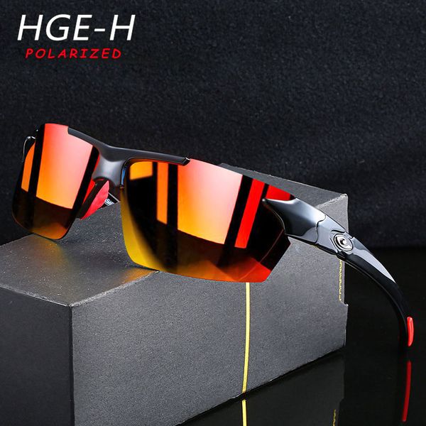 

hge-h 2020 new vintage men polarized sunglasses outdoor sports shades fashion polarized sun glasses men uv400 travel goggles a3, White;black