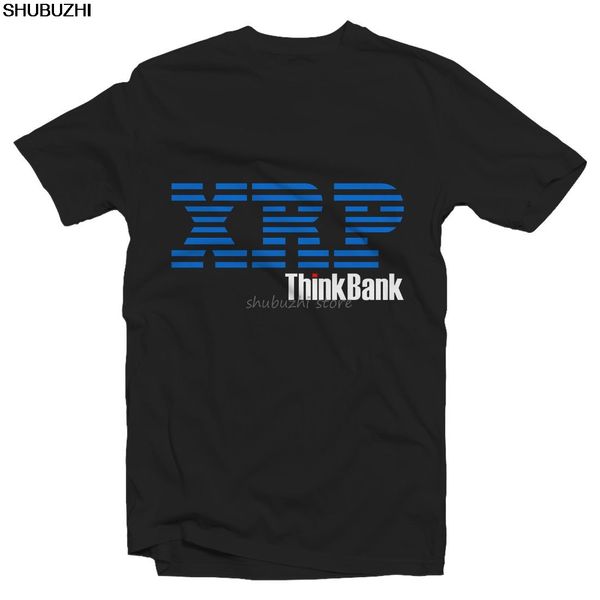 

xrp think bank tshirt - crypto currency cool casual pride t shirt men new fashion tshirt loose size sbz1416