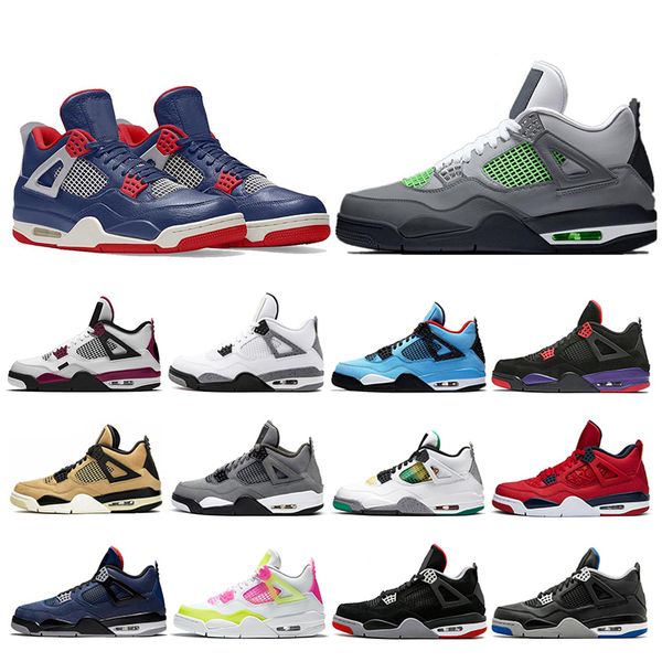 

2020 new venom lemon deep ocean 4 4s basketball shoes red metallic rasta neon fiba cool grey bred raptors mens trainers outdoor sneakers