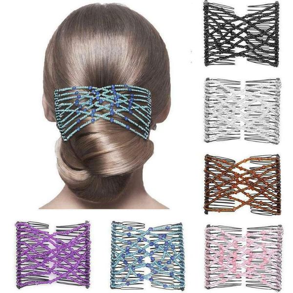 

hair accessories 1pc multifunctional comb magic diy vintage headband wire styling hairline disc hairpin beaded fa z0e3
