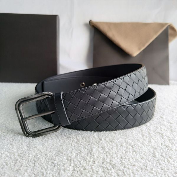 

hmn partn ers men cowskin belt 2020 casual luxury cowhide genuine leathe belts outdoor designer strap belt width 4.0cm, Black;brown