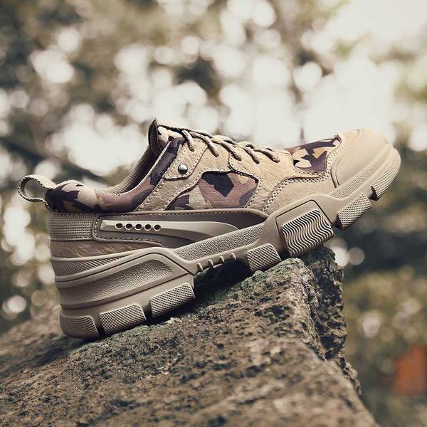 

outdoor camouflage tactical sport men's shoes for camping men hiking shoes mountain climbing non-slip boots plus size 38-46
