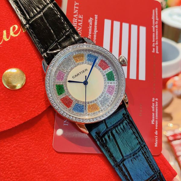 

женские часы новые дамы кристалл кварцевые часы роскошные платья элегантные часы высокого качества повседневный спортивный пояс алмазные час, Slivery;brown