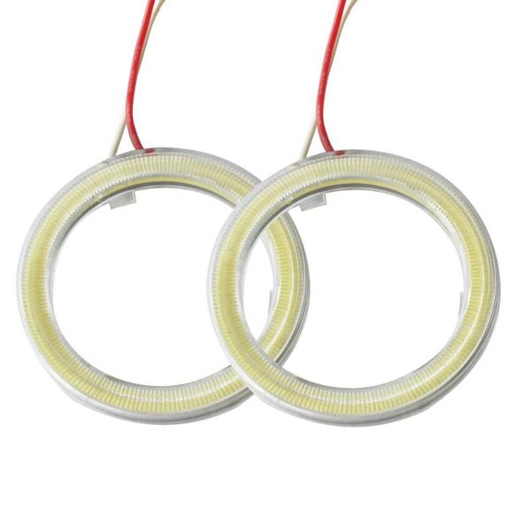 

car angel eyes led daytime running light drl halo ring headlights 80mm for car motorcycle auto