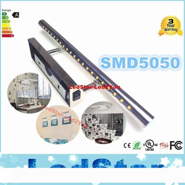 

bathroom mirror lighting warm white white wall lamps 5050 smd led 7w mirror-front lighting stainless steel l0274