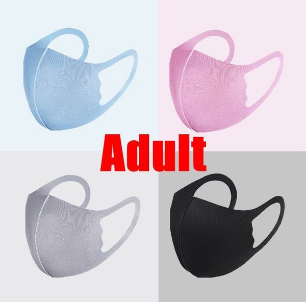 

boy face mouth mask cover kids pm2.5 respirator dustproof anti dust washable reusable ice silk cotton child masks dhl