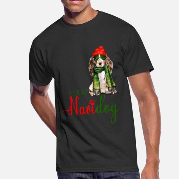 

браун кокер-спаниель порода собак смешных блохи navidog t shirt мужчина проектирование 100% хлопок круглого ворот природного фитнес мода вес