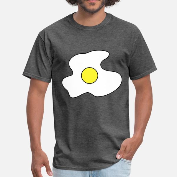 

большой яичницы тенниска sunny side up завтрак питание футболка мужчины печати хлопок s-xxxl стандартный симпатичные смешные летний стиль pa