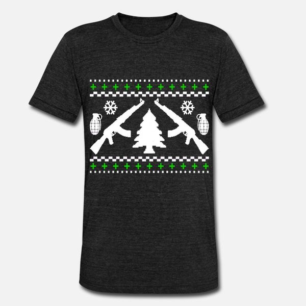 

gun ugly christmas sweater ak 47 ugly christmas t shirt men designs cotton s-xxxl kawaii interesting funny casual summer style shirt