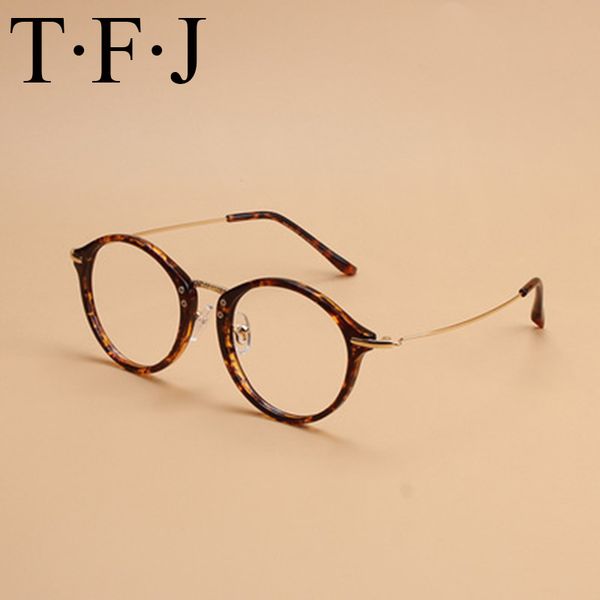 

tr90 hipster round eyeglass frames men women vintage prescription glasses for computer clear glasses optical myopia eyeglasses, Black