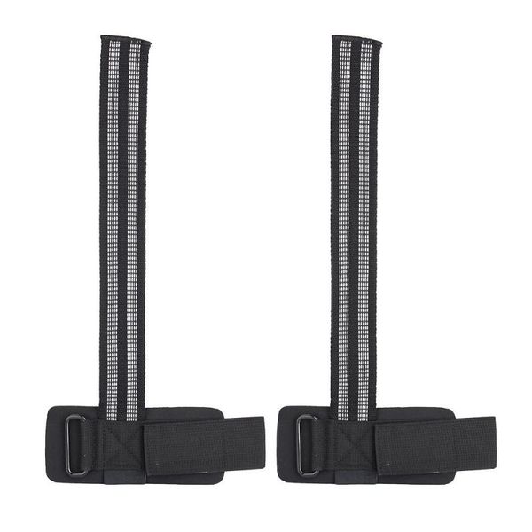 

selling 1 pair sports weightlifting hard pull belts gym power training wristbands adjustable breathable comfortable soft, Black;red