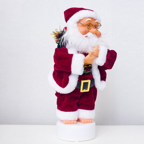 

christmas decorations 1pc santa claus doll toy electronic music pants off funny creative decoration