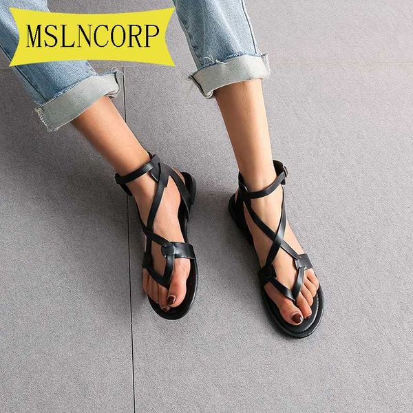 

plus size 34-43 women brand sandals summer slides open toe flat casual shoes leisure sandal female cool beach flip flops sandal, Black