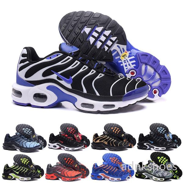 

2019 new running shoes men tn shoes tns plus fashion increased ventilation casual trainers olive red blue black sneakers chausseures hj41c