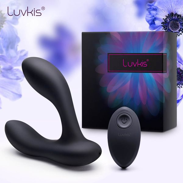 Luvkis простата вибратор вибратор анальный секс игрушки беспроводной блок для мужчин массажер мужской Anul G Spot женщины 10 вибрат стимулируют женский USB MX200422