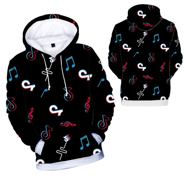 

spring clothes fashion 3d print hoodie boutique kids clothing boy girl hoodie b03 colorful lj200812, Black