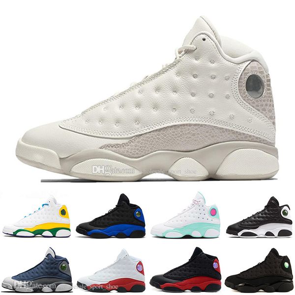 

2020 new 13 13s flints bred cny men basketball shoes hyper royal captain america black cat hologram barons mens sports designer sneakers