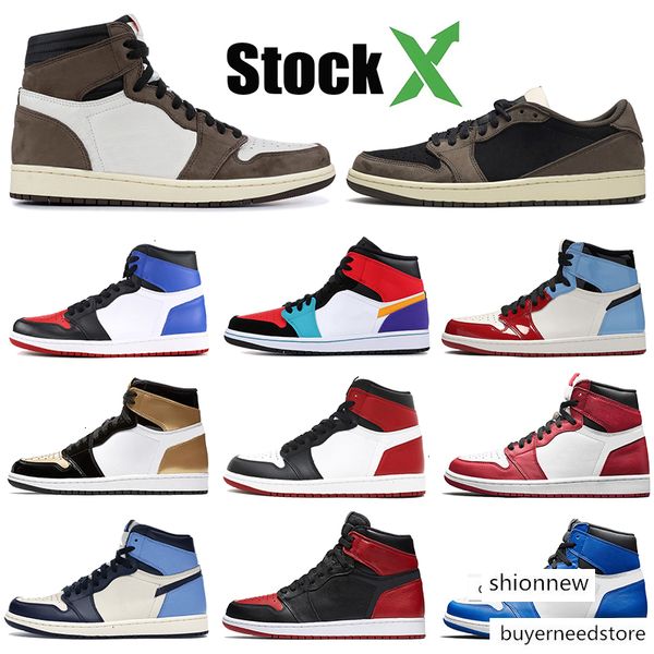 

1 og 1s men basketball shoes mid bred chicago black gold toe banned game royal athletics trainers mens shoes designer sneakers us 7-12