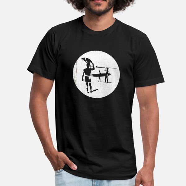 

surfers waiting for perfect set of waves vintage t shirt men design cotton plus size 3xl natural graphic authentic summer style outfit