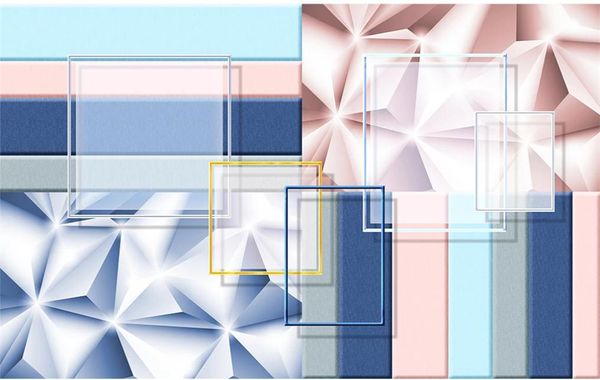 

3d wallpapers modern geometric wallpapers 3d background wall 3d murals wallpaper for living room