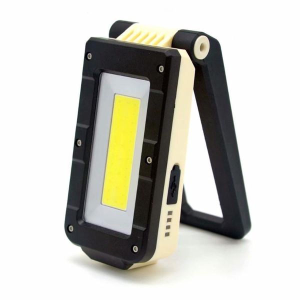 

cob led magnetic work stand hanging hook light outdoors bright lithium battery multipurpose work light