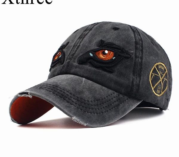 

Xthree 100% Washed Cotton Baseball Caps Men Snapback Dad Hat for Women cap Embroidery Eye Casquette Gorras Planas snapback Hat T200615