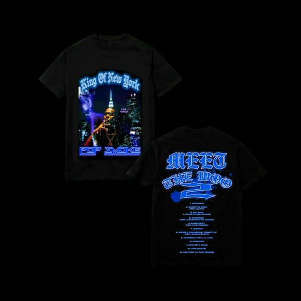 

поп-smoke black 2020 альбом t-shirt