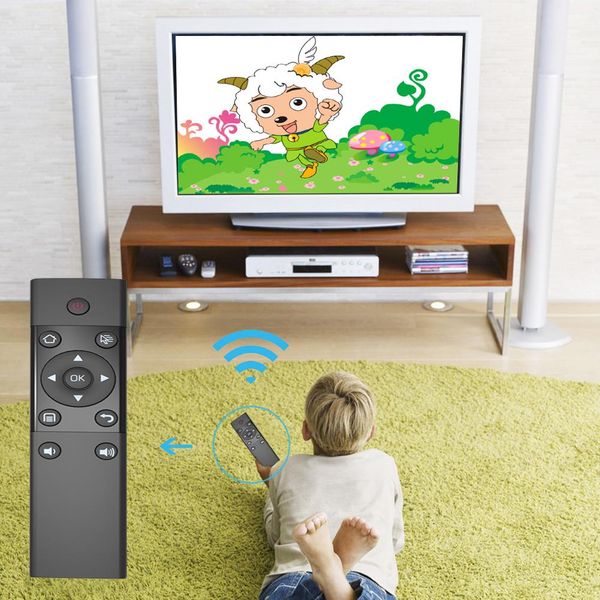 

cgjxsnew 2 .4g mini wireless control infrared remote control usb wireless receiver for smart tv box projector htpc mini pc windows