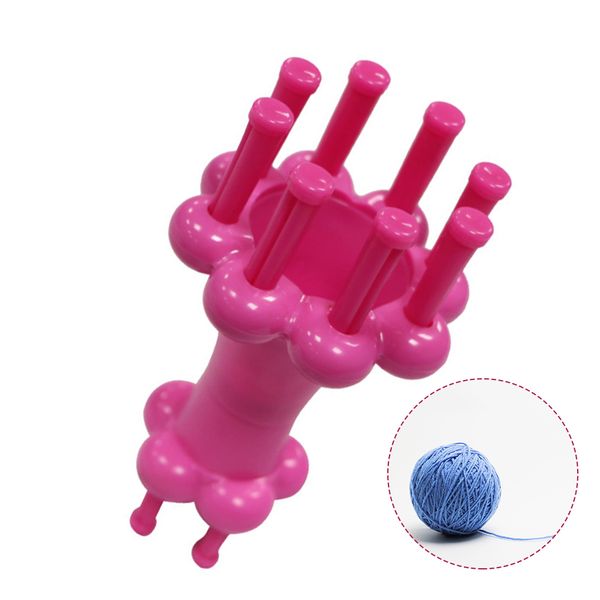 

portable sewing tool diy homemade handheld manual yarn rope string braider loom