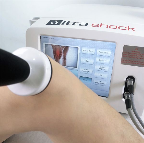 Novo Venha Ultrassonom Pneumatic Shock Wave Therapy Machine ED Therapy Device Promova a circulação sanguínea Músculos hipertônicos