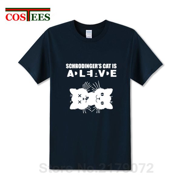 

квантовая суперпозиция тенниска мертвые и живые шредингер cat майка забавного дизайна арт-мастер big bang theory шелдон купер тенниска